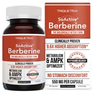SoActive Berberine 550mg: 9.6X Higher Absorption, Clinically Proven Most Effective Berberine - Optim