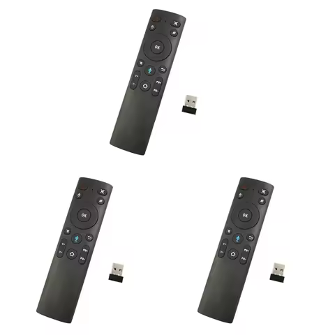 3X Q5+ Air Mouse Bluetooth Voice Remote Control For Smart TV Android Box IPTV Wireless 2.4G Voice Re