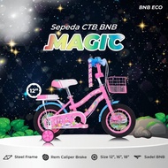 Promo Sepeda Mini Anak Perempuan BNB MAGIC 12 16 18 Inch Keranjang