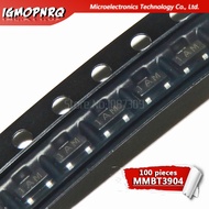 100pcs MMBT3904LT1G 1AM MMBT3904 2N3904 3904 SOT23-3 Bipolar Transistors - BJT 0.2A NPN transistor n