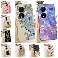 Honor CLK-LX1 CLK-LX2 CLK-LX3 Casing Honor X7b Cover Fashion Cartoon Cute Funny Painted Silicone Pho