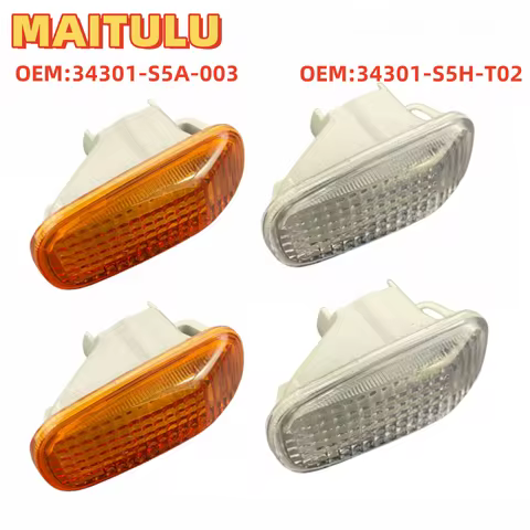 For Honda Civic City Odyssey CR-V Fit JAZZ Civic 34301-S5H-T02 Yellow turn signal housing side light