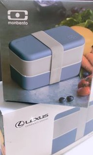 全新原廠LEXUS精品/法國Monbento Original聯名雙層餐盒/餐盒/monbento