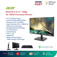 Acer EK221Q H 21.5" 1080p VA 100Hz Frameless Monitor 21-Inch FHD Full HD/