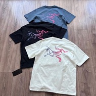 Arc’teryx Logo S/S T-Shirt 25ss始祖鳥戶外運動潮流休閒漸變印花純棉短袖T恤