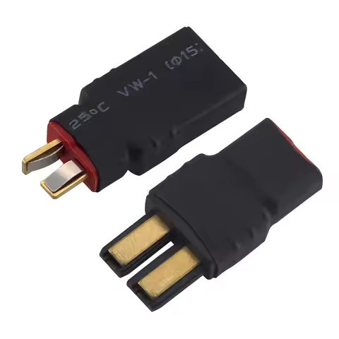 Adapter T Plug To Trx Male Female Connectors For Traxxas Trx4 Trx4m Trx6 Summit E-revo X-maxx Rc Lip