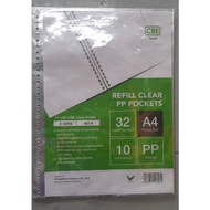 CBE REFILL CLEAR PP POCKETS FOR E-359A & 401A (359A)