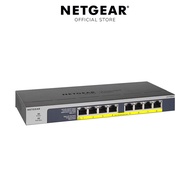 NETGEAR GS108PP 8-Port Gigabit Unmanaged High-power PoE+ Switch with FlexPoE (123W) - Limited Lifeti