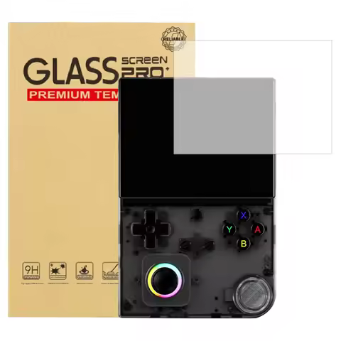 Tempered Glass Screen Protector HD 9H Hardness Anti-Scrach Clear Protective Film for Anbernic RG40XX