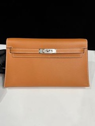 🎠✨Hermès Kelly Elan 金棕 銀扣✨🎠