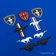 Car Mustang Emblem Metal Sticker Fender Side Emblem GT Cobra Car Body Decoration Sticker Rear Tail E
