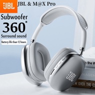JBL P9 Pro &amp; M@x With Case Wireless Bluetooth Headphones with Mic TWS Headsets Stereo Sound Earphones Outdoor Sports Gaming Headset