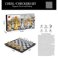Magnetic Chess Set Traditional Classic Board Game International Chess Set English Chess Snake Ladder