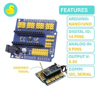 Arduino Nano / Uno IO Expansion Servo Sensor Shield Module