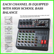 ▭ ↙ ⚠ Aibedo RV mixer 4 channels 6 channels DJ mixer Bluetooth USB DSP recording equipment singing