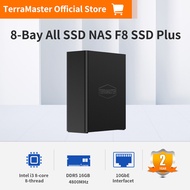 TerraMaster F8 SSD Plus NAS - 8Bay All SSD NAS Storage Core I3 8-Core 8-Thread CPURAM DDR5 16GBพอร์ต