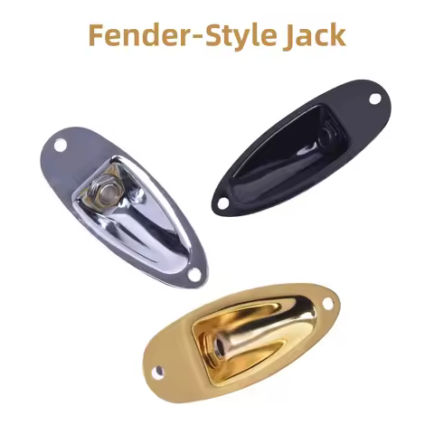 1PC Guitar Accessories Electric Guitar Boat Jack Fender Electric Guitar Jack Connecting Port Electri