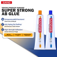SANVO Industrial-Grade Foundry Adhesive Oil-Resistant & Wear-Resistant, Emergency Repair for Metal C