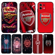 for Redmi Note 7 8 9 10 4G Pro Max 8T 9S 9T Arsenal FC Casing 6Y1 Black TPU Soft Silicone Phone Case