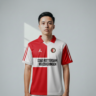 ATHLETIC SPORTWEAR - Jersey Vintage Bola Fantasy Feyenoord Home 1992-1994 Fullprinting Casual - Atas