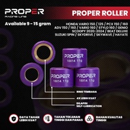ZA12QA PROPER RACING LINE ROLLER 20X15 9 -15 GRAM VARIO 125 150 160 PCX CBU ADV GENIO BEAT DELUXE 20