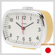 CASIO Alarm Clock Yellow Analog Snooze Light Retro TQ-159-9JF