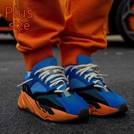 Plus size UK12 Runner 700 V1 "Bright Blue" GZ0541  retro YZY Unisex running shoes