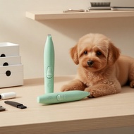 Cordless Rechargeable Pet Paw Fur Trimmer for Dogs & Cats - Electric Grooming Clipper for Ears & Sma