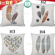 Backrest pillow, sofa pillow, square pillow 45x45 vintage office pillow