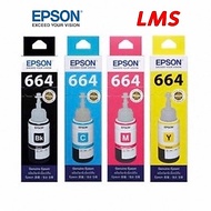 Epson T664 Black / Cyan/ Magenta/ Yellow Original Ink
