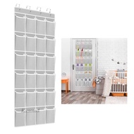 [Kesoto1] 24 Pockets Hanging Over Door Shoe Organiser Storage Rack Tidy Space Saver, B