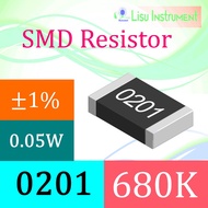 680K 0201 ±1% Thick Film Resistors SMD Chip Resistor