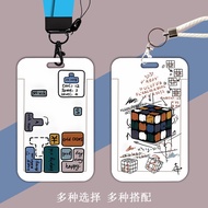 Cube Rubik's Cube Billiards ID Card Access Control ID Card Holder Campus Card Bus Card Student Work 