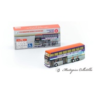 SG Seller: Singapore Bus 1/110 Scale Service 72 CDGE B9TL Boss Edition Ad Double Decker Bus