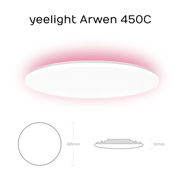 Yeelight Arwen Ceiling Light C Series | WiFi App Control | RGB Ambiance | LED Smart Light  Lampu Sil
