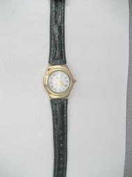SWATCH IRONY 系列 AG 1995年版 綠色 皮製 錶帶