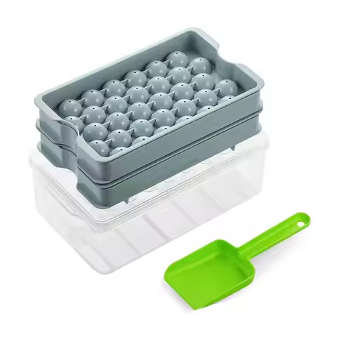 A67K-Mini Ice Cube Tray Ice Tray For Mini Fridge Freezer Crushed Ice Tray For Chilling Drinks Coffee