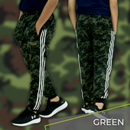 CY MC005 (180gsm) Children ARMY CAMOUFLAGE TRACK BOTTOM RUNNING TREKKING JOGGER PANT/Seluar Track As