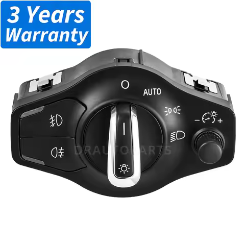 Chrome Headlight Fog Light Switch 8K0941531AS For AUDI A4 B8 2007-2016,A5 2007-2017,Q5 2008-2017,S4,