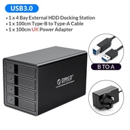 ORICO 95 Series 4 Bay 3.5 Sata To USB 3.0 HDD Docking Station พร้อม150W/72W Internal Power Adaper อล
