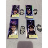 OFFICIAL BTS RM SUGA JHOPE JIMIN CHAKHO SET STICKER BADGE