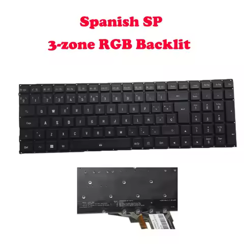 3-zone RGB Backlit Keyboard For Gigabyte For AORUS 15 YE5 XE5 KE5 YE4 XE4 KE4 RX5P RX5PYE English PO