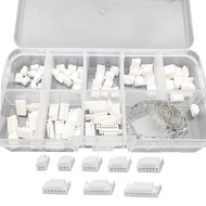 JST GH 1.25mm Connector Kit, 2/3/4/5/6/7/8/10 Pin 80 PCS Male Housing Plug Connectors with 500 PCS P