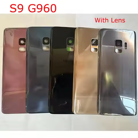 AAA Quality S9 Housing For Samsung Galaxy S9 G960 5.8" Glass Battery Back Cover Repair Replace Door 