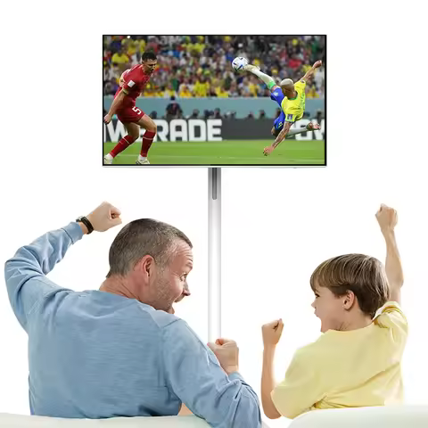 21.5 Inch 27 Inch 32 Inch Portable Smart TV High Capacity Battery Interactive LCD Display Android Mo