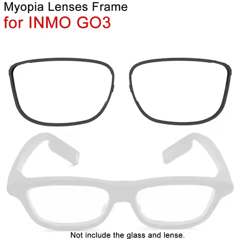 Myopia Lenses Frame for INMO GO3 Smart Glasses Frames + Box + Cloth Accessories