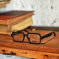 [HCM]Gọng kính gỗ Posesion Fuku thiết kế tại Nhật Bản mắt kính vuông nam nữ Acetate  cao cấp