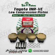 Toto Custom Piston Toyota 1NR-VE Turbo 72.5MM STD Size Bezza 1.3 Myvi G3 1.3 Bolt On Turbo