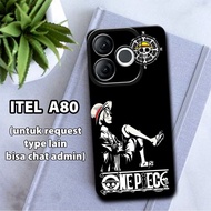 CC4/ Flexible rubber softcase for ITEL A80/one piece anime character Motif/ITEL A80 case/ITEL A80 ca