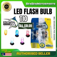 LED FLASH BULB T10 2835-5 LED BULB MOTOR EX5 Y15 LC LC135 Y16 ORIGINAL ESPADA